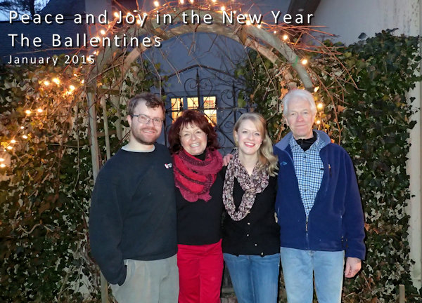 2015: Parris, Stephanie, Alyssa, Mike Ballentine 2009 Holiday Picture
