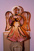 Angel Nightlight in pink