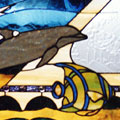 Atlantis Stained Glass Window